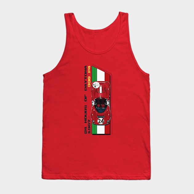 330 P4 Daytona Tank Top by Littl3Jinx